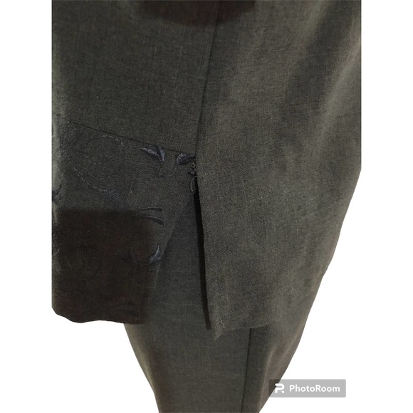 - I.S.B. INC Vintage Hunter Green Women's ‎ 2 Piece Pantsuit- 6P - Picture 11 of 15